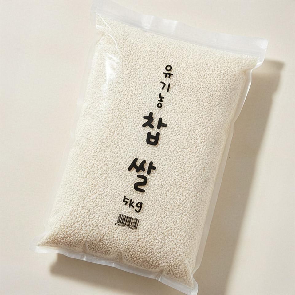 메가마트 유기농 찹쌀 5kg - 상세 이미지 2