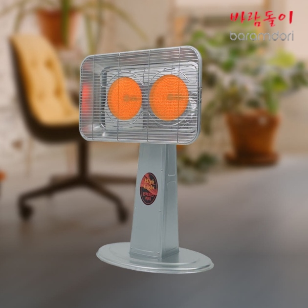 저전력 하이라이트히터 2구 작업실 사무실 원적외선 전기히터 업소용 - 상세 이미지 5