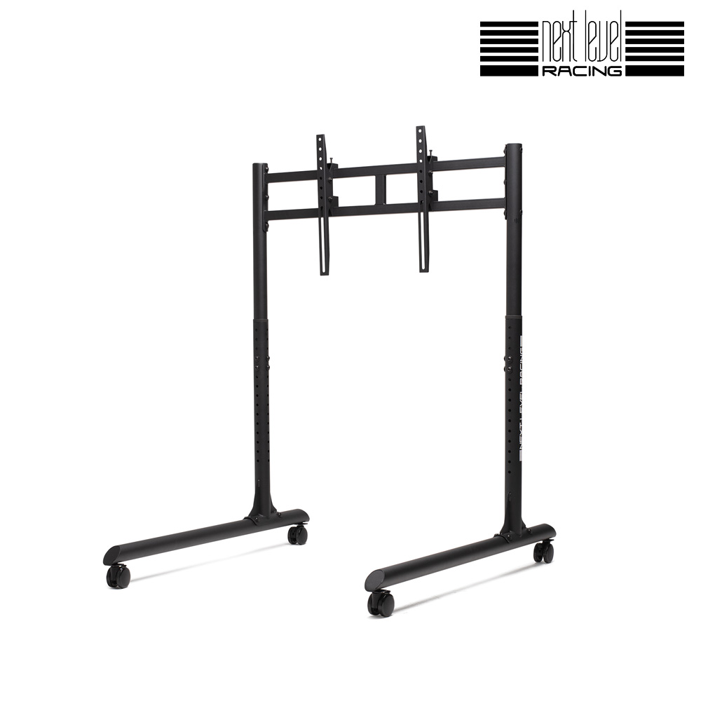 넥스트 레벨 레이싱 Round Tube Freestanding Single Monitor Stand 싱글 TV스텐드(NLR-R010) - 상품 이미지