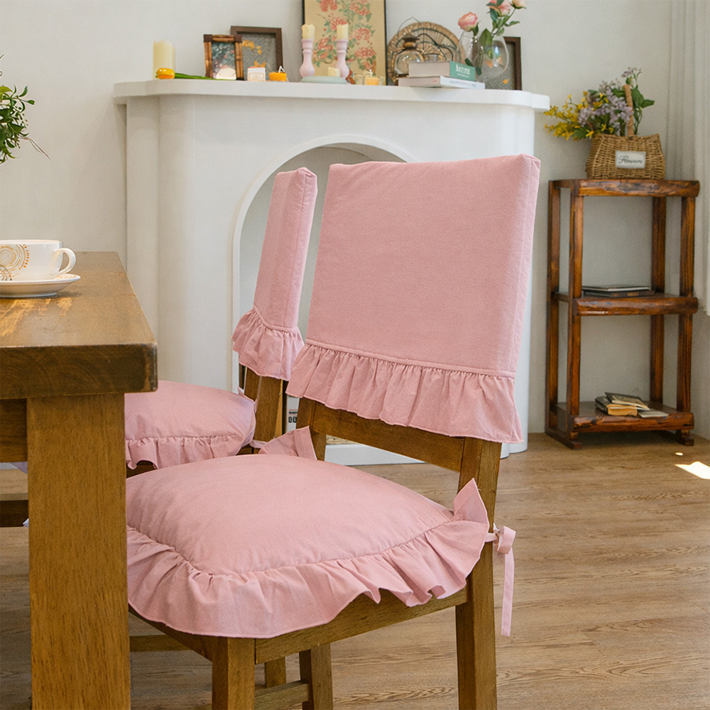 식탁 의자 등커버, 맞춤제작 등받이 리폼 천갈이 덮개 M(45x30cm), 이지 화이트