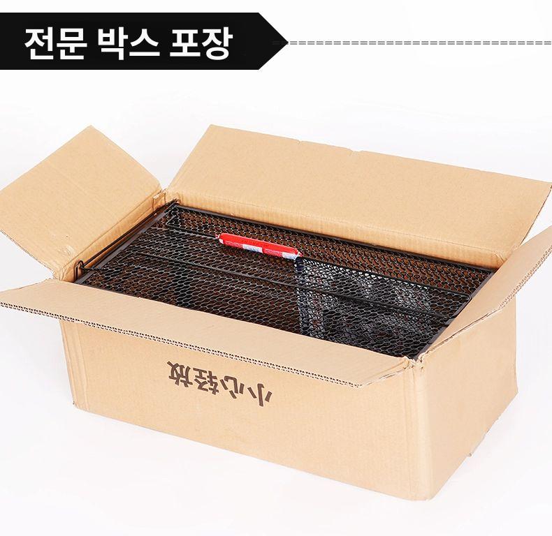 야생동물 케이지 유인망 구조용 철망 유해동물 포획망 39 x 19x19 블랙 - 상세 이미지 5