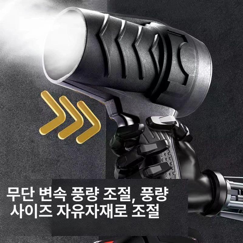 휴대용 선풍기 USB 충전 다기능 조명 캠핑용 여행용 본체만 B - 상세 이미지 3