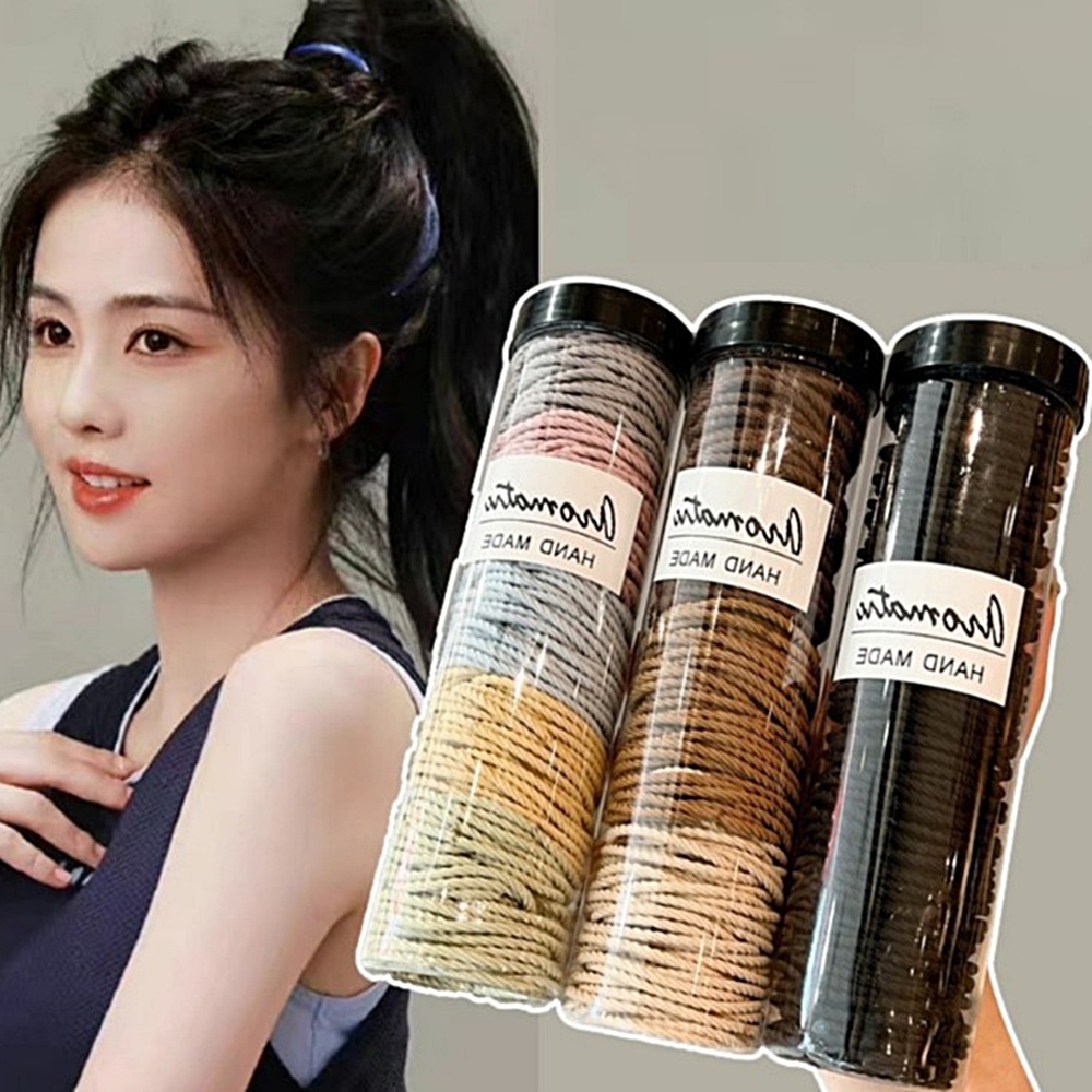 대용량 짱짱한 머리끈 안아픈 똥머리 고무줄 박대표마켓 - 상세 이미지 4