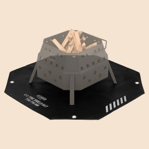 카고컨테이너 파이어 실드 매트 방염포 방염 시트 화로대 방열 운동러 솔직 후기 | 실사용 리뷰 - 상품 이미지 1