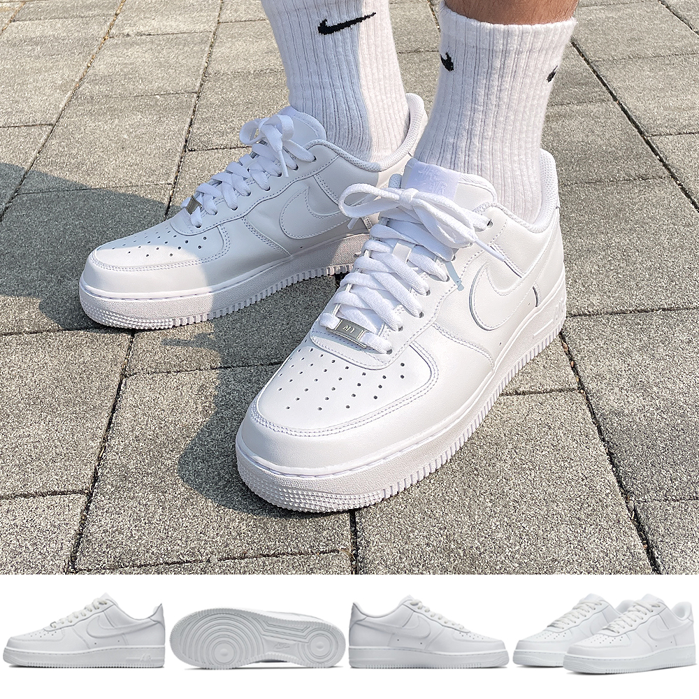 나이키 에어 포스 1 07 로우 화이트 올백 맨즈 제품 이미지