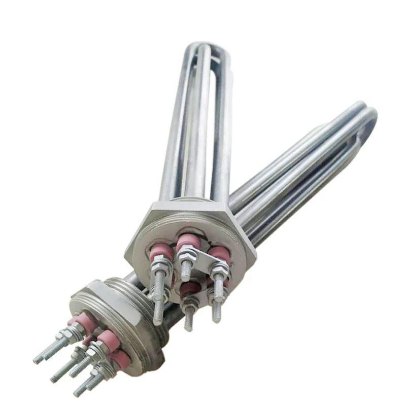 심야전기 보일러 히터봉 육각 가열관 온수기 스틸 스테인리스스틸 304 두꺼운 220V 3kW - 상품 이미지
