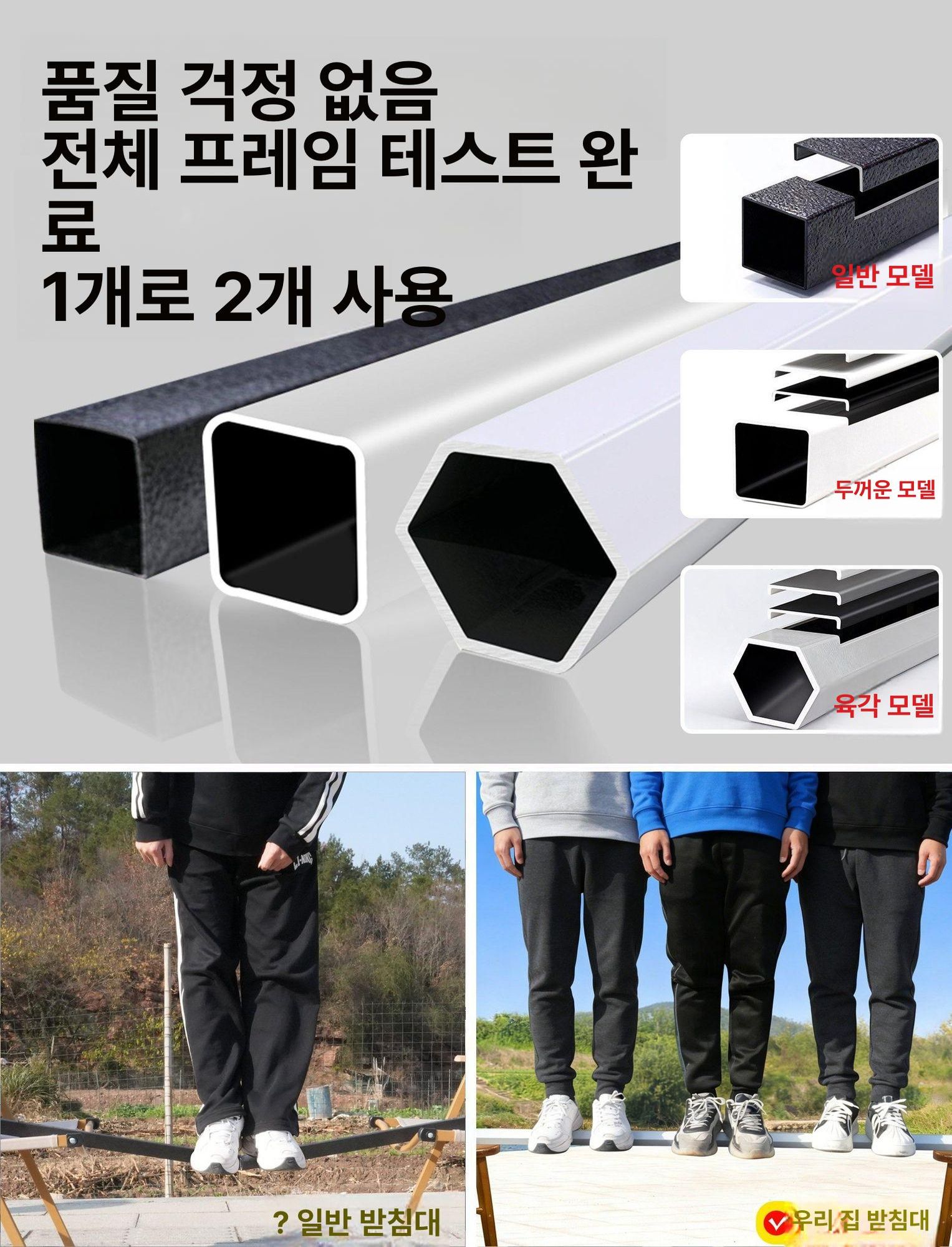 접이식 텐트 간이 캐노피 방수 옥상 그늘막 농막 투명 두꺼운 자동 프레임 2 2 블루 3면 - 상세 이미지 4