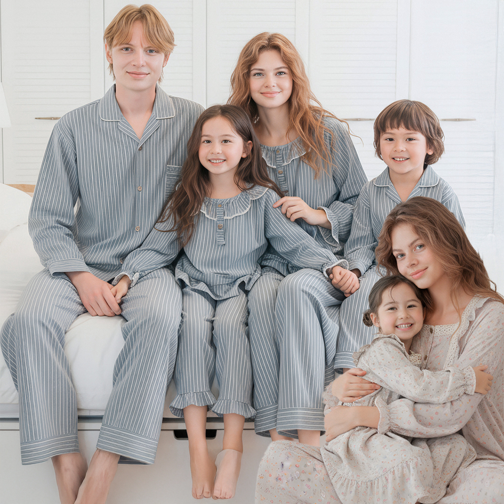 패밀리 잠옷 가족 잠옷 아동 주니어 파자마 세트 국내제작 제품 이미지