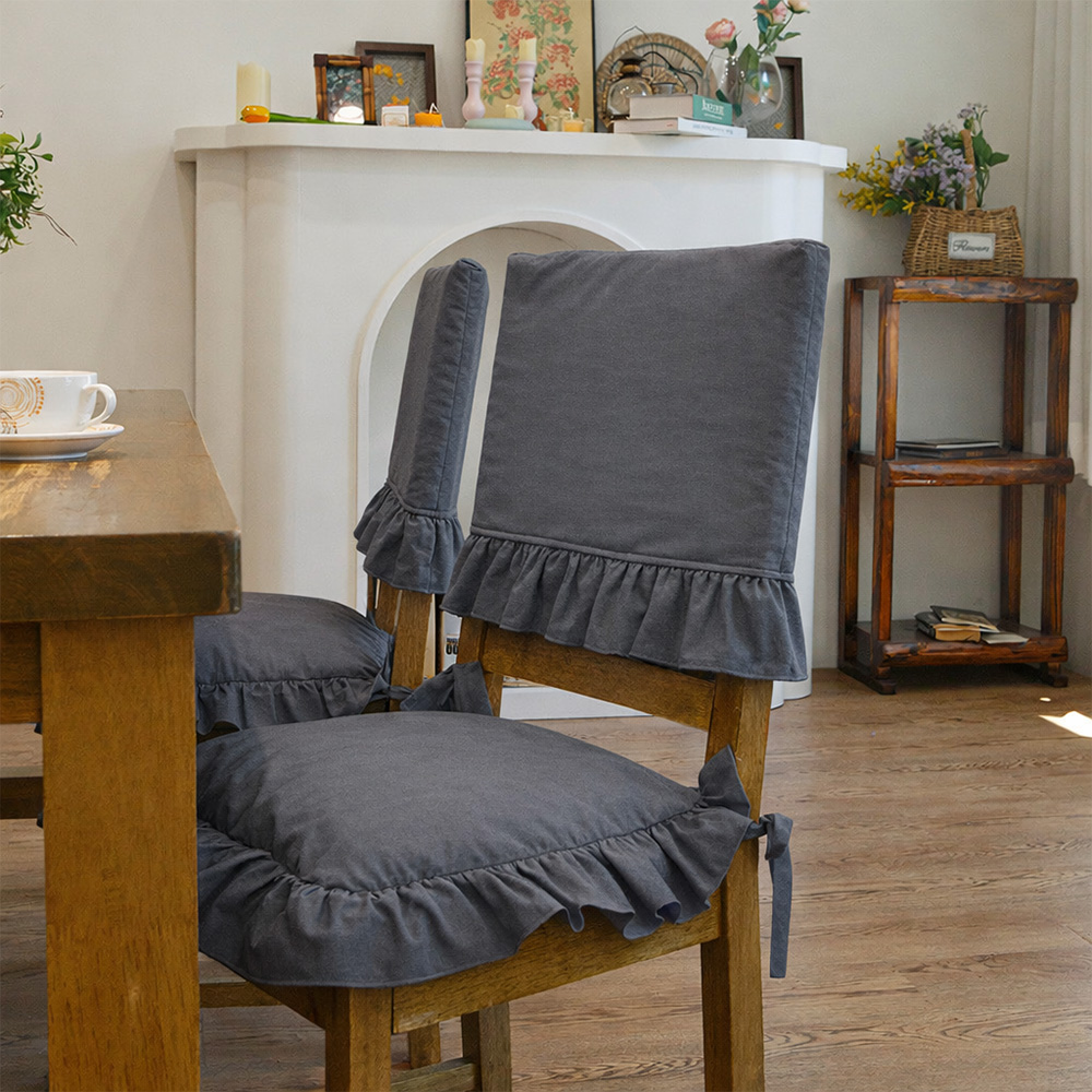 식탁 의자 등커버, 맞춤제작 등받이 리폼 천갈이 덮개 M(45x30cm), 이지 화이트