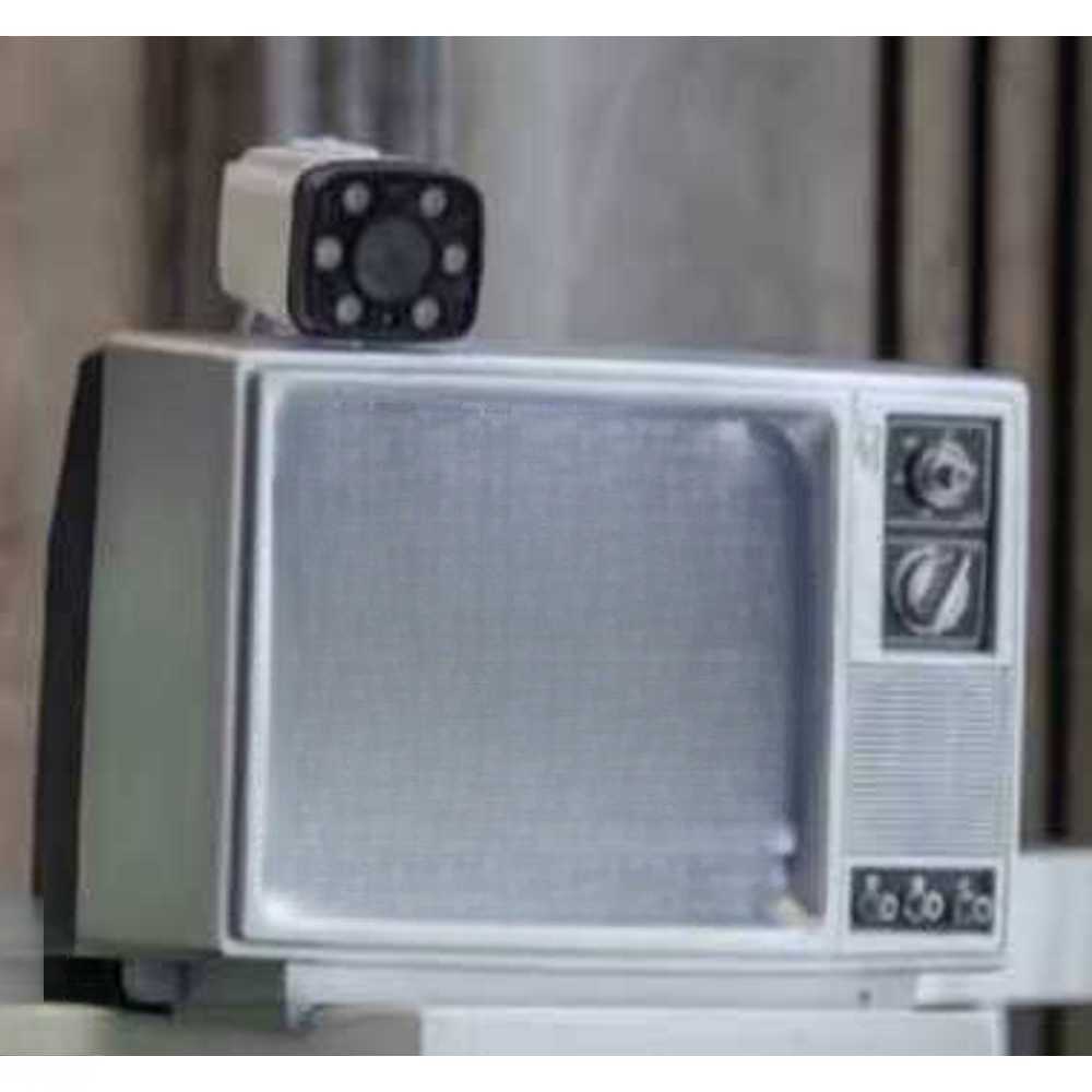 레트로 티비 포토존 소품 복고 텔레비전 TV 빈티지 14인치 TV + USB - 상품 이미지