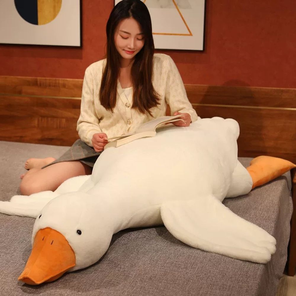 초대형 오리 거위 쿠션 수면 A. 흰 거위의 통통한 버전, A. 50cm공장 직판 액티비티 - 상세 이미지 3