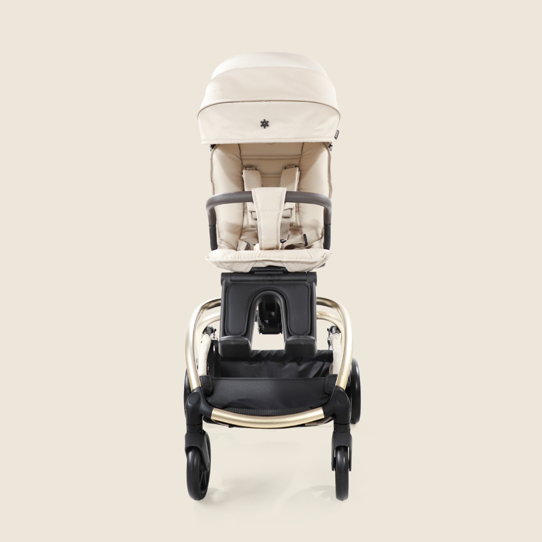 [누비앤타보] NUVY 트래블러S 큰아이까지 등하원 트라이크 유모카 S3 베이지