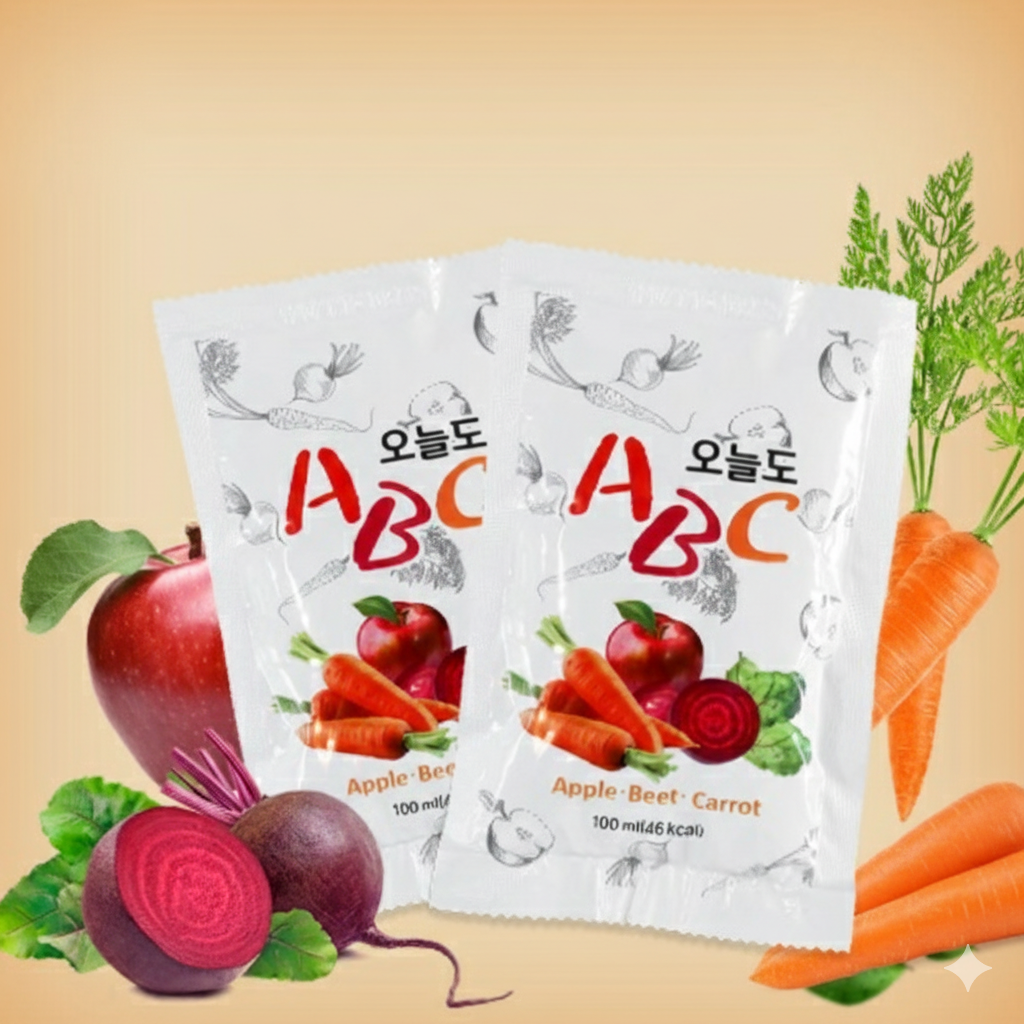 국내산 통째로 갈아만든 ABC쥬스 100ml 생착즙 저온착즙 산지직송 60포, 1개 - 상품 이미지