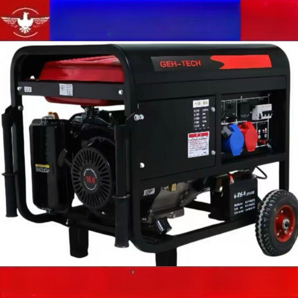 스타터 푸드트럭용 소형 농기계 부품 저소음 인버터 호환 5500W 수동 가솔린 220V - 상품 이미지