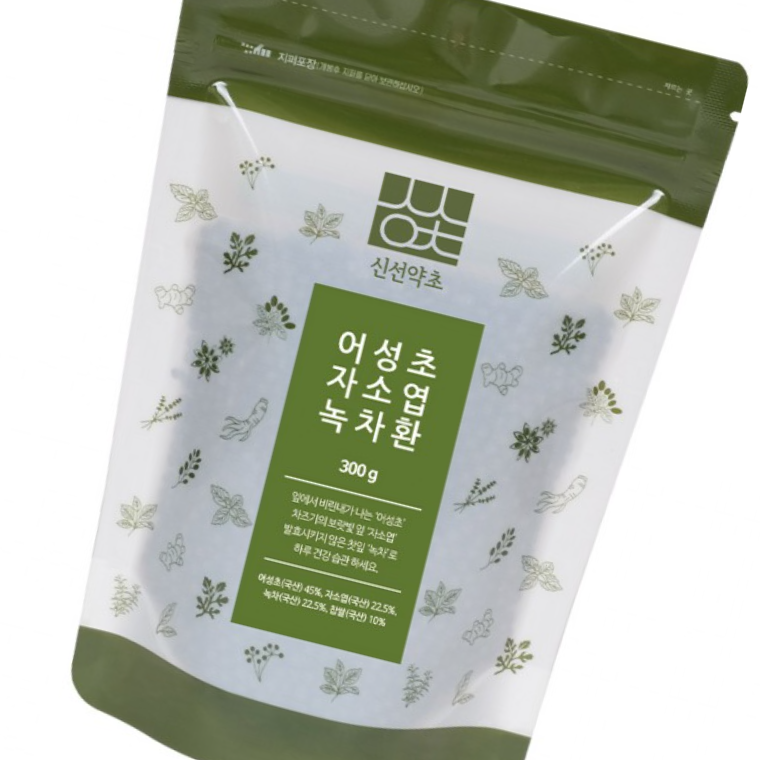 국산 어성초자소엽녹차환 300g 어자녹환 - 상품 이미지
