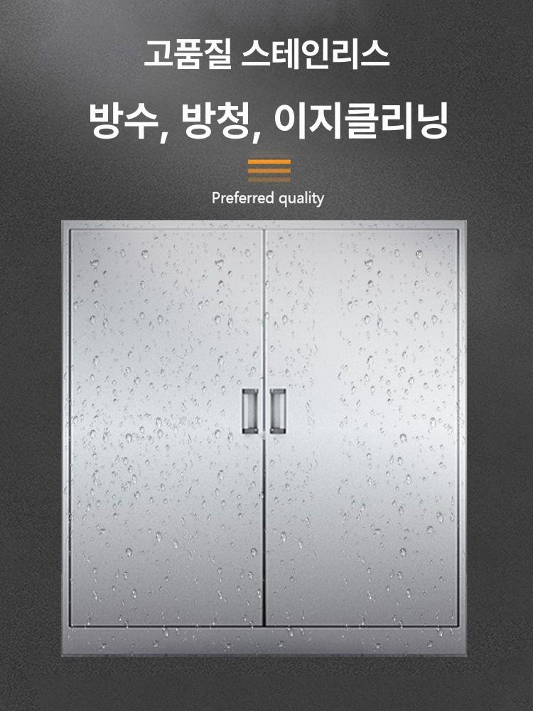 약품 밀폐형 약장 스테인리스 약품장 대형 보관함 약국 304 1단 서랍 1문 1.4mm - 상세 이미지 4