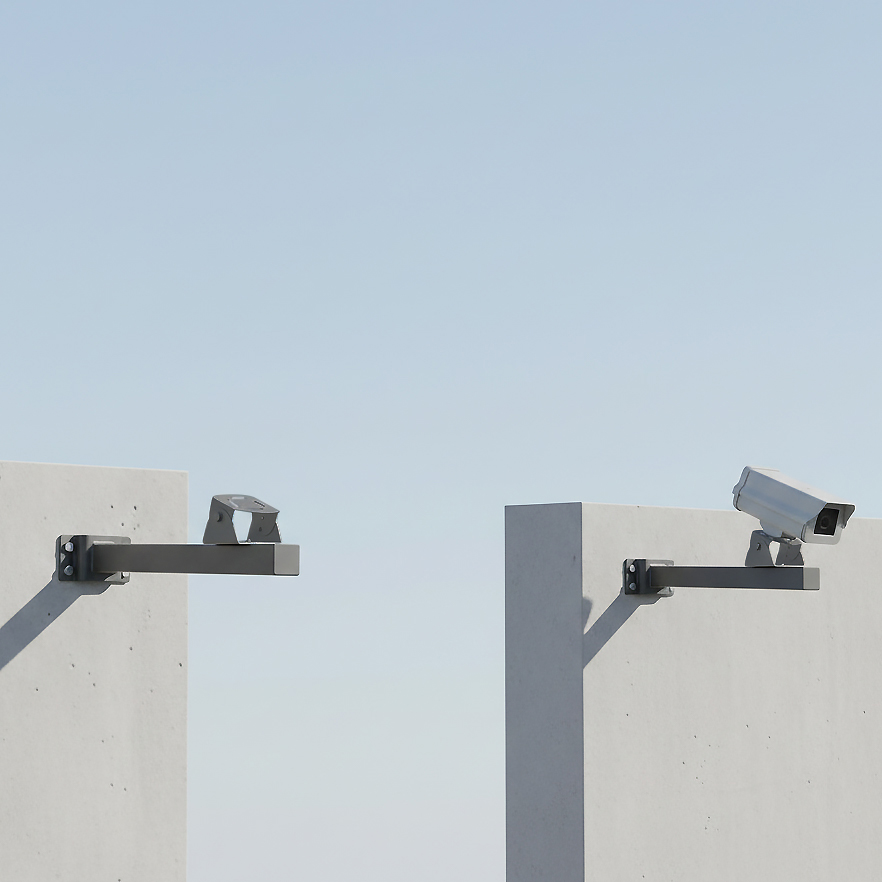 CCTV 브라켓 벽부형 카메라 거치대 씨씨티비 지지대 벽면용 폴마운트 자립식 암대 이미지 6