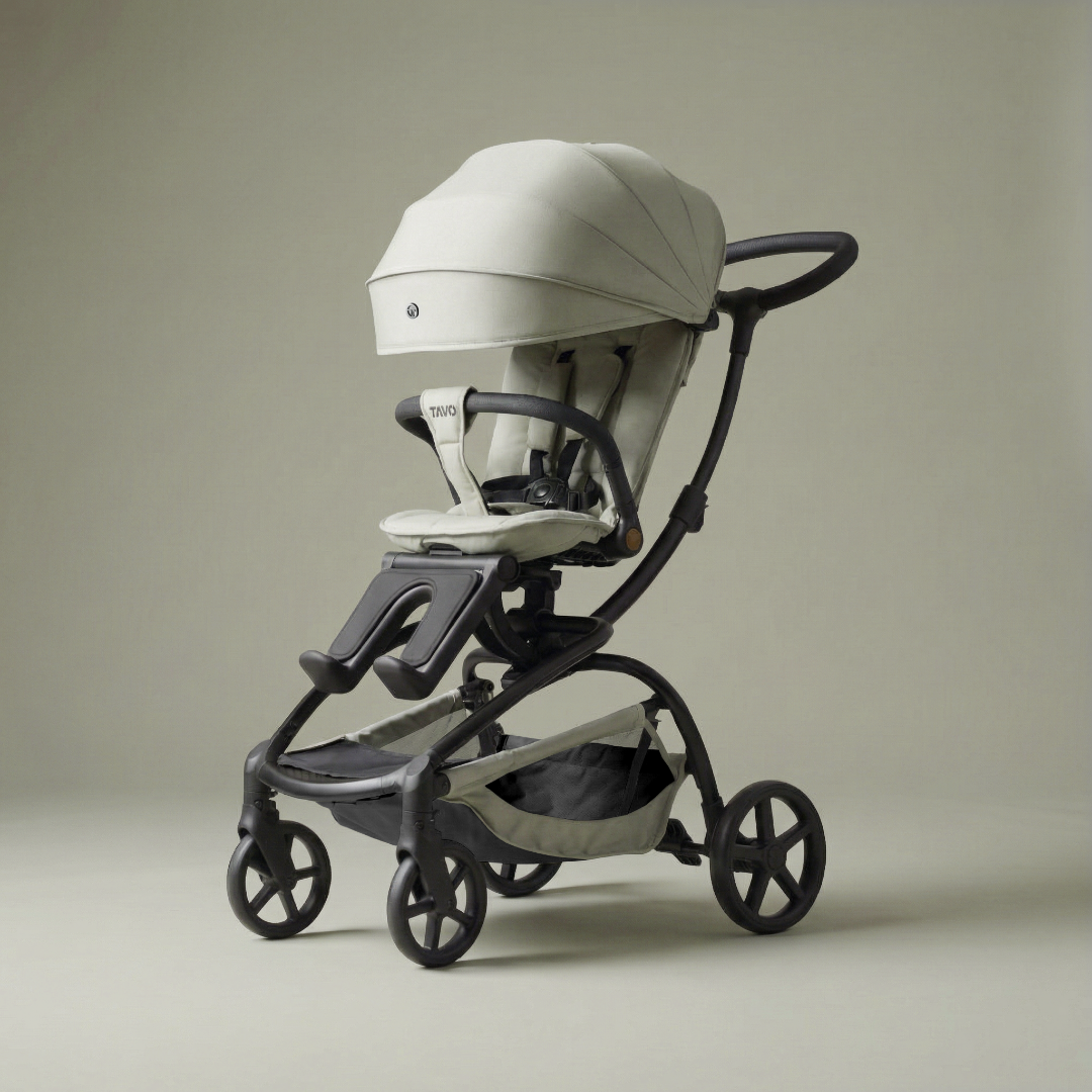 [누비앤타보] NUVY 트래블러S 큰아이까지 등하원 트라이크 유모카 S4 그린