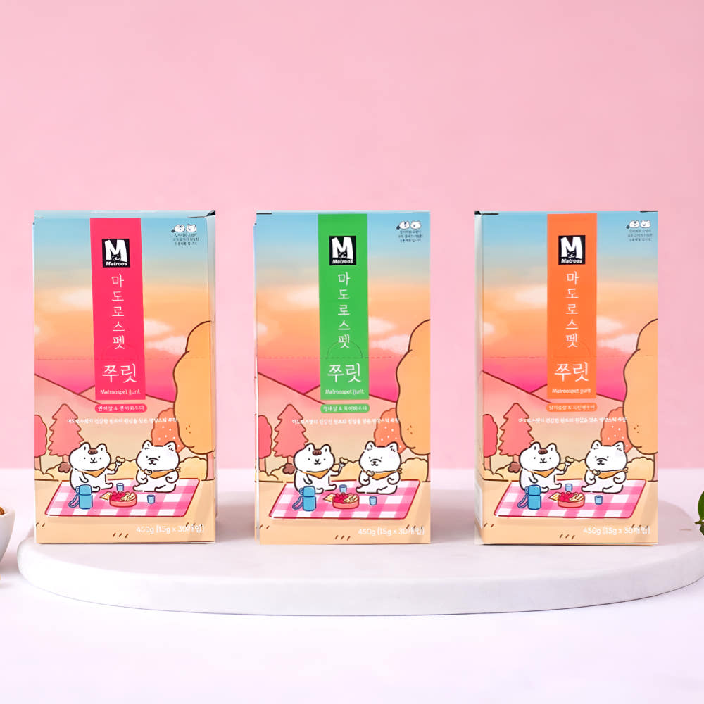 마도로스 펫 마도로스펫 쭈릿 명태살, 닭가슴살, 홍연어살 스마트팩 15g 30p 고양이 츄르 간식