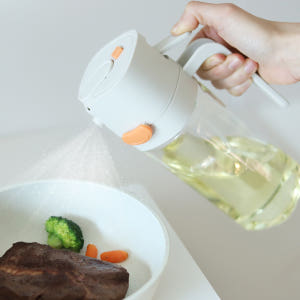 자동개폐 오일스프레이 500ml 2P세트/ 분사형 오일병 유리 디스펜서 ... 실사용 후기 | 효과 있을까? - 상품 이미지 3
