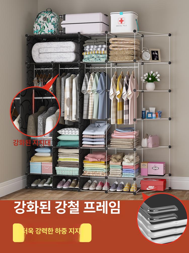 모듈 간이 수납장 신발 DIY 플라스틱 조립식 선반 도어 8 - 1 6개 - 상세 이미지 2