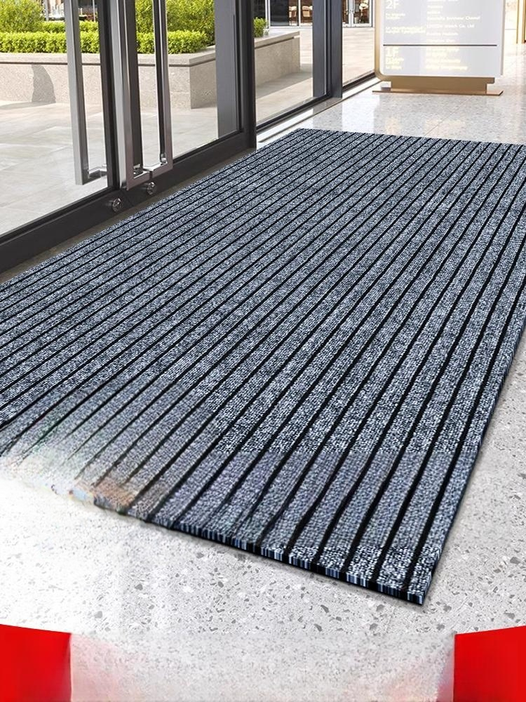 출입구 매트 매장 깔판 미끄럼방지 카페용 코일 복도용 다크그레이 5mm TPE무취바닥 180 x 250cm - 상품 이미지