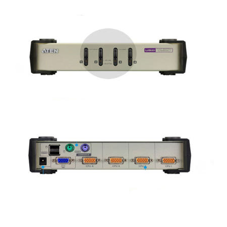 ATEN ATEN KVM스위치 4포트 RGB USB PS2 PC 본체 공유 선택기 IT-CS84U