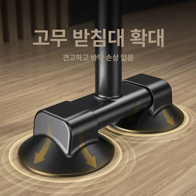 철봉 풀업바 실내 턱걸이 복도용 문틀용 홈트 간이 야외 고급형 + 체조 링 포함 70 95cm - 상세 이미지 5