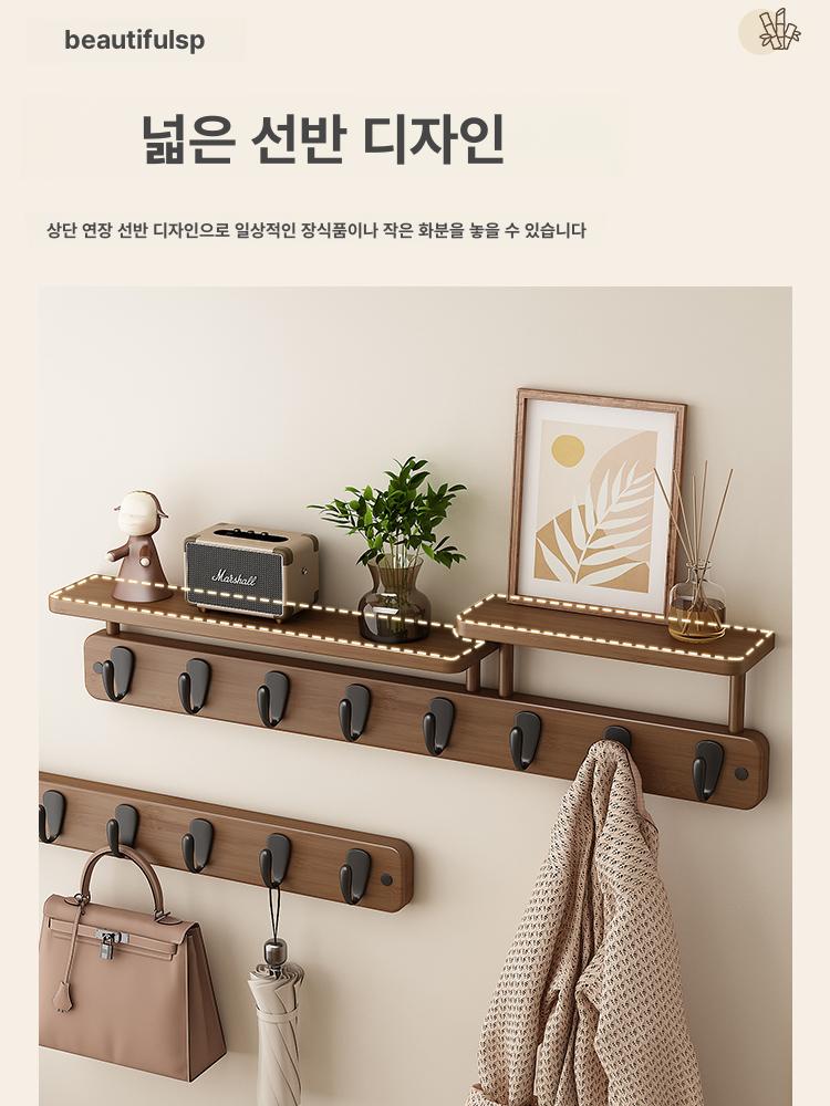 벽행거 옷가게 벽걸이 고정식 선반 디스플레 옷걸이 벽면 행거 인테리어 - 상세 이미지 4
