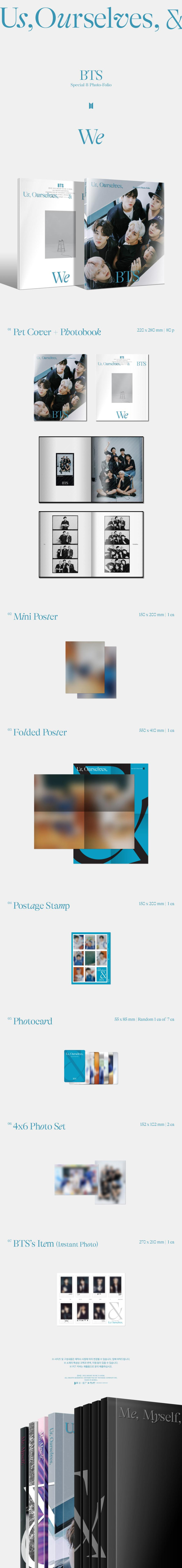 BTS Photo Book Special 8 — US, OURSELVES, AND BTS