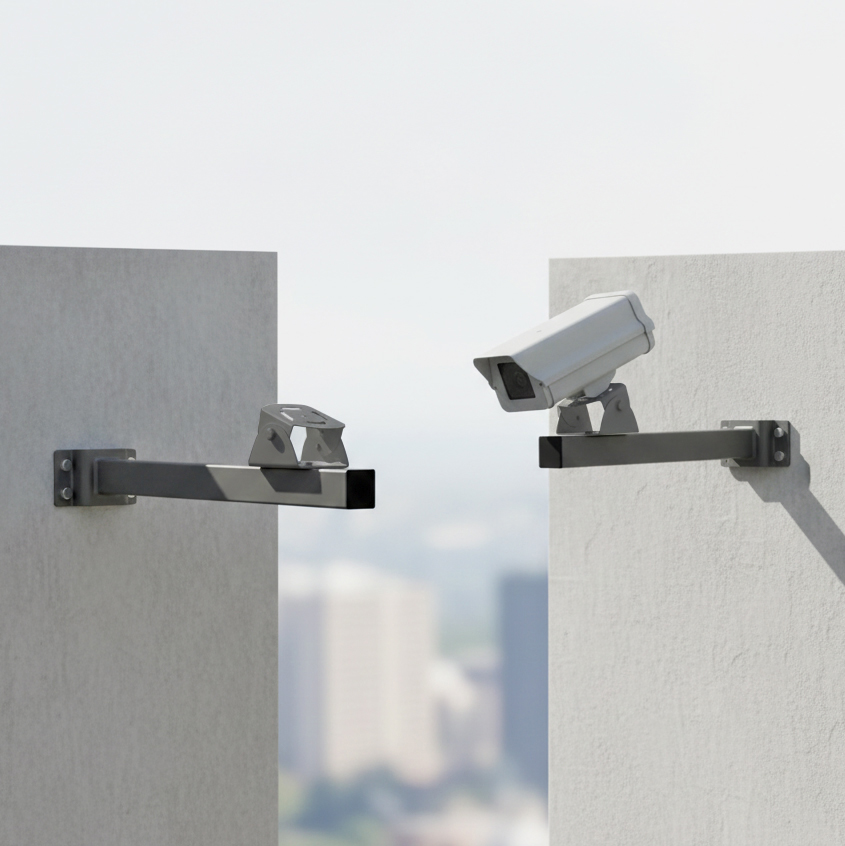 CCTV 브라켓 벽부형 카메라 거치대 씨씨티비 지지대 벽면용 폴마운트 자립식 암대 이미지 7