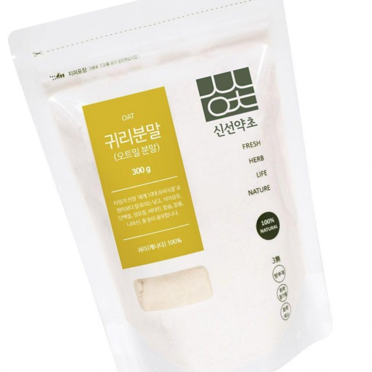 귀리가루 300g 오트밀가루 - 상품 이미지