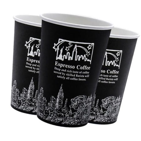 카페종이컵 일회용 뉴욕 블랙 테이크아웃 종이컵 13oz 100개 X3개