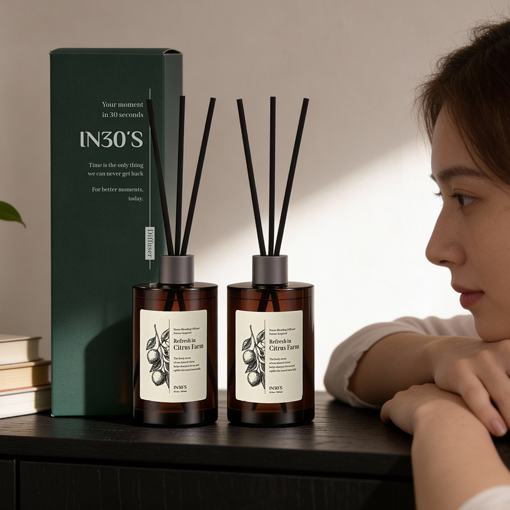 1+1 인써티 발향좋은 실내 방향제 디퓨저 300ml 집 거실 화장실 대용량 집들이선물