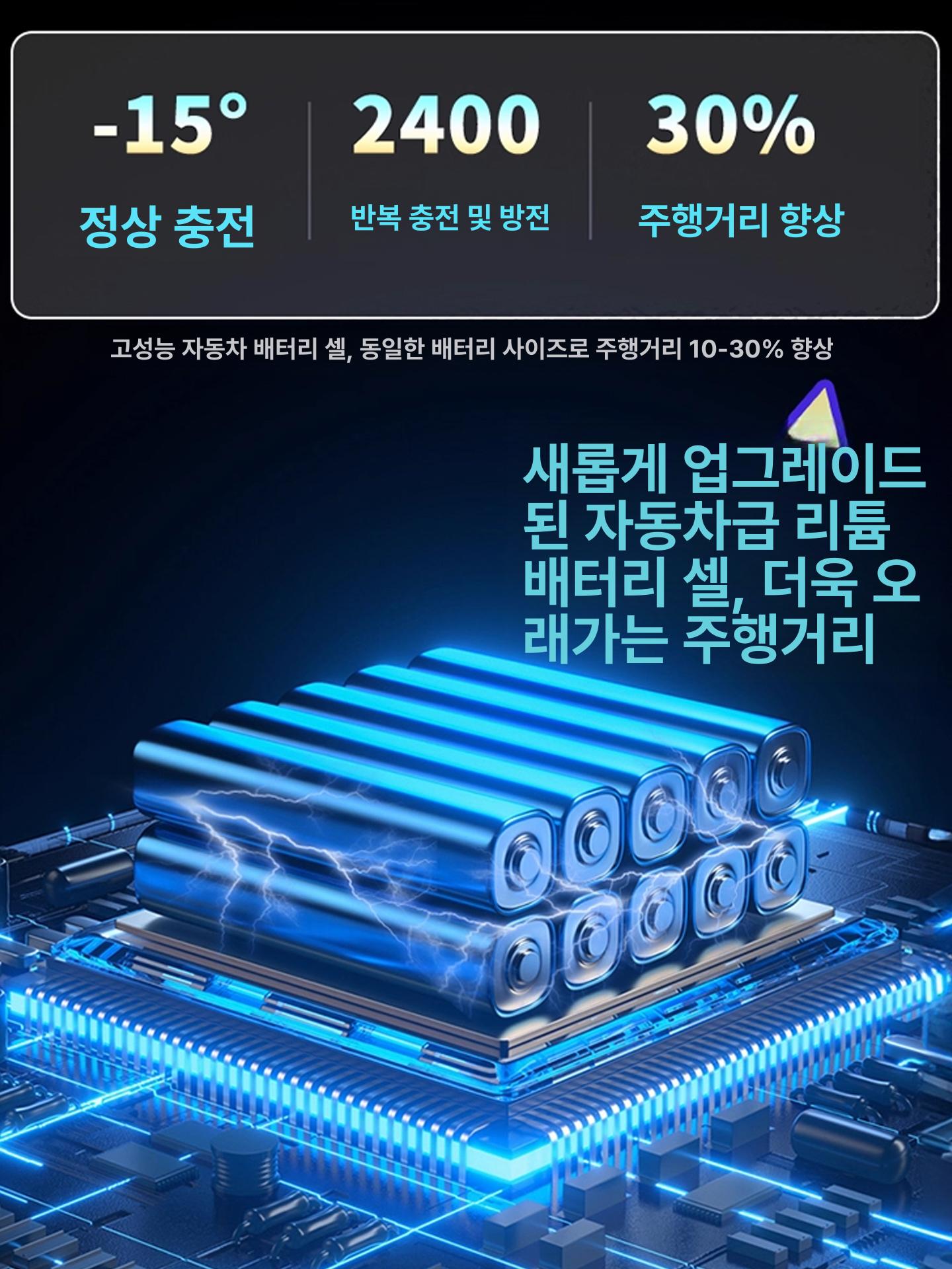 전동킥보드 듀얼 고출력 접이식 전기스쿠터 배터리 계기판 전동 브레이크 출퇴근 - 상세 이미지 4