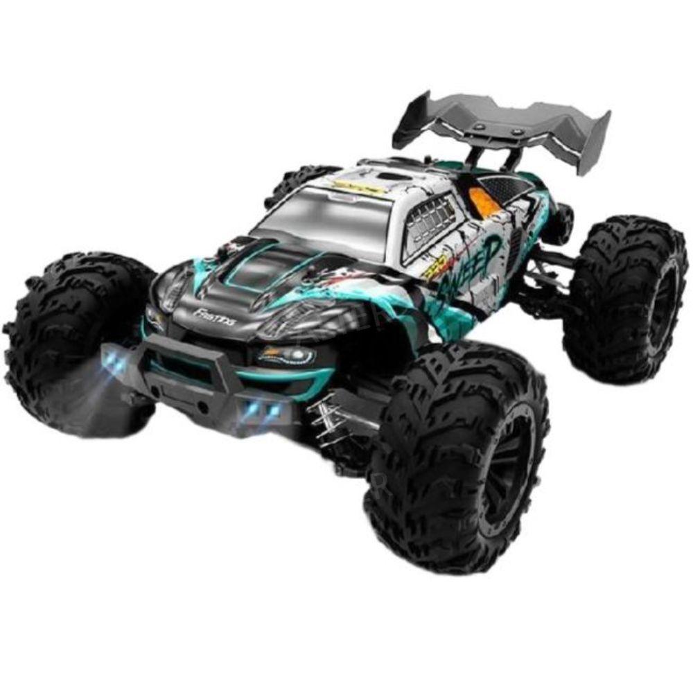 RC 카 드리프트 점프 메탈기어 자동차 오프로드 무선조종 파란색 스포츠카 60KM 2500mAh 리튬배터리 3개 - 상세 이미지 2