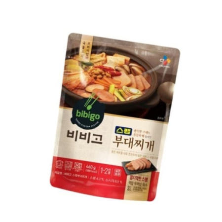 비비고즉석찌개 찌개탕류 비비고 스팸부대찌개 낱개판매 460g