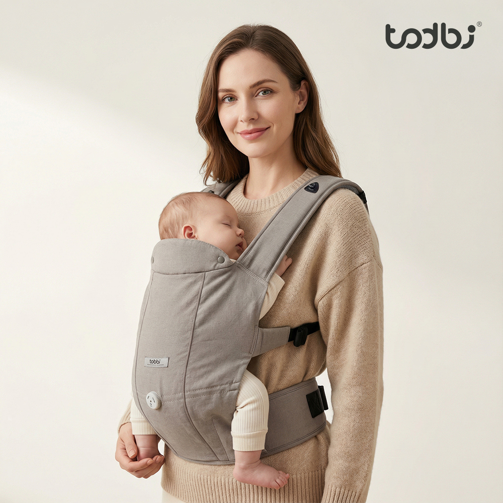 [토패페] 롤롤 다이얼 베이비 캐리어 아기띠 브라운