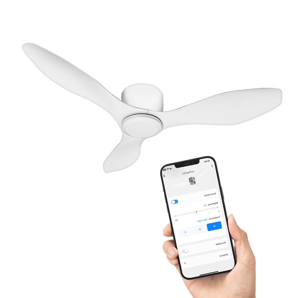 휘휘 VANE 실링팬 조명 설치 거실실링팬 BLDC 화이트 IoT 122cm 보강 커버 제품 이미지