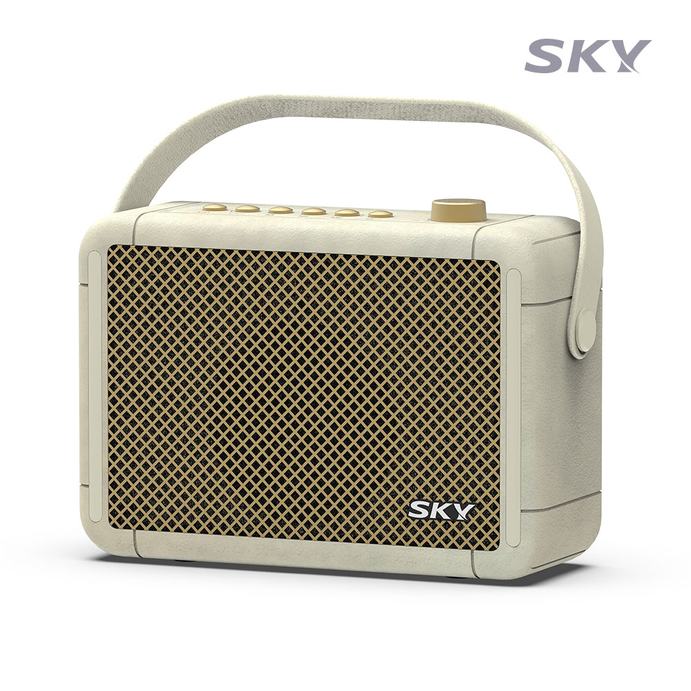 스카이 붐 A3 블루투스 무선 스피커 10W TWS AUX MicroSD 베이지 - 상품 이미지