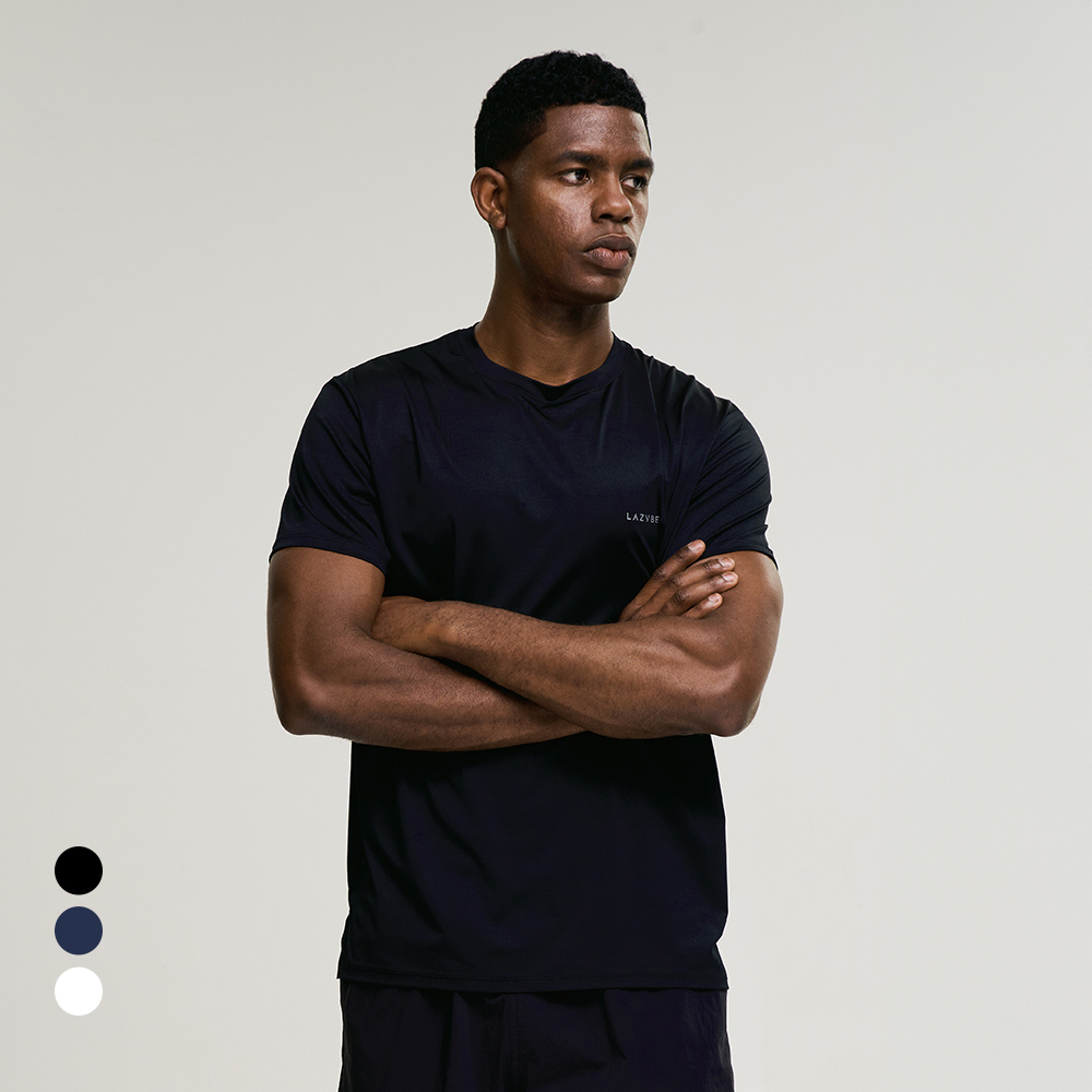 남자 여성 에어로 기능성 반팔 런닝 운동복 헬스복 트레이닝복 짐웨어 제품 이미지