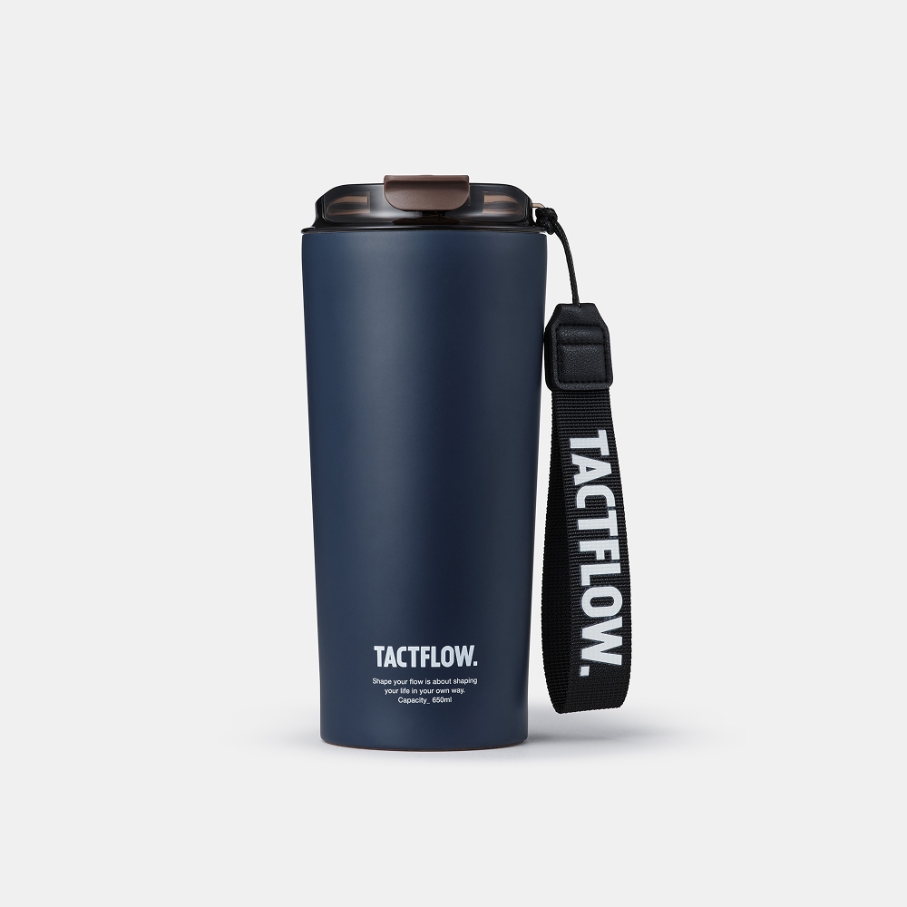 택플로우 세라믹 텀블러 650ml, 미드나잇네이비 - 상품 이미지
