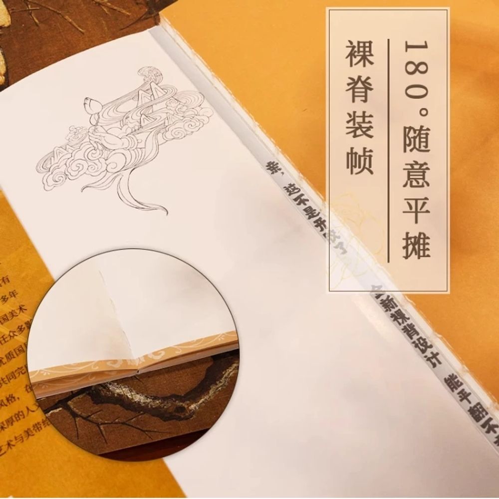 불교 탱화 그리기 드로잉 부처님 책 문양 선묘 그림 A. 무신 둔황 신규 전체 캐릭터 선화 - 상세 이미지 3
