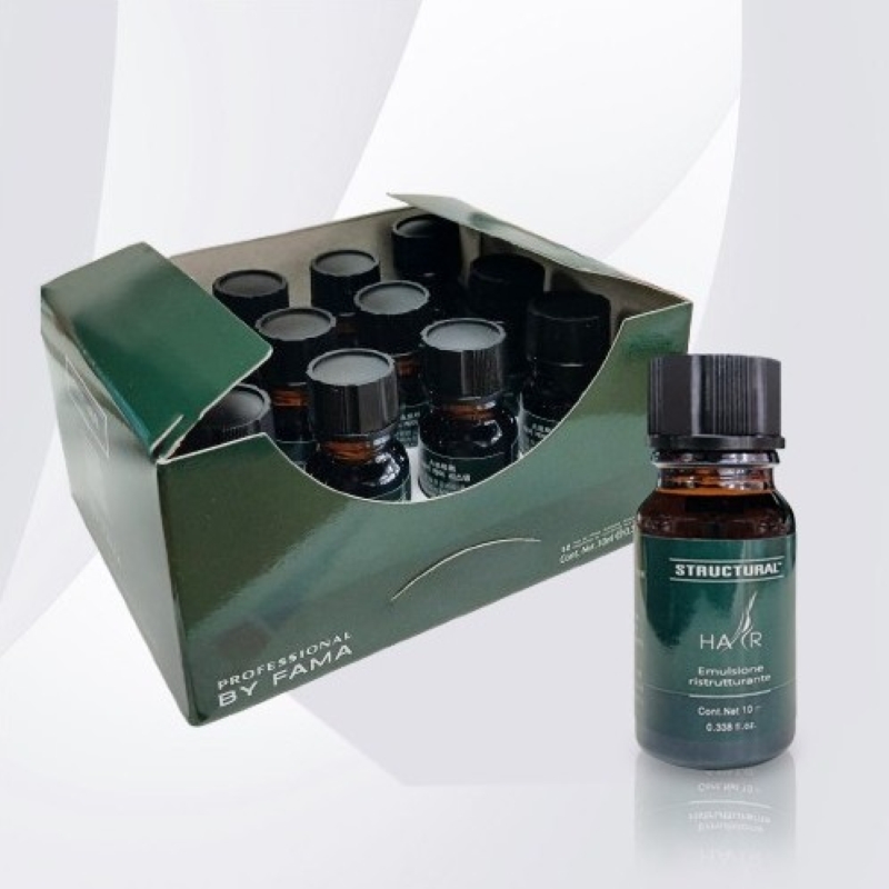 [바이파마]고농축 코코넛 스트럭쳐 앰플 10ml 12개입 헤어손상 최소화 손상머리결 복구 헤어샵 전문가용 - 상품 이미지
