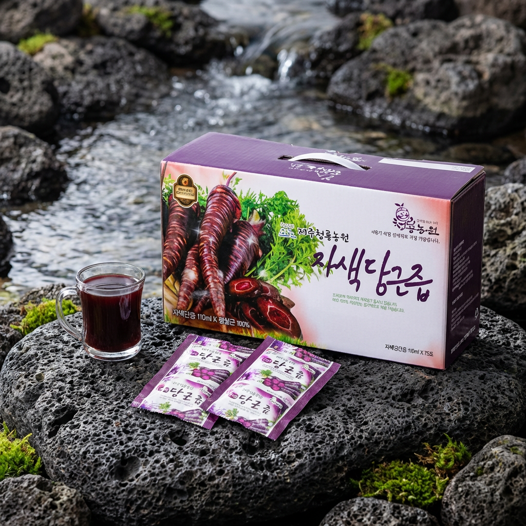 제주산 자색당근즙 (75포) [제주청룡농원] 제품 이미지