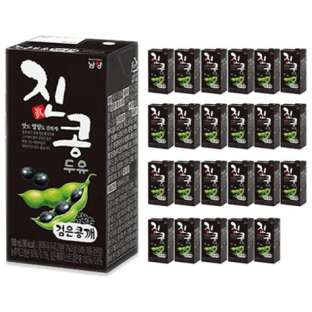진콩검은콩깨두유 남양유업 진콩 검은콩깨 두유 190ml 24팩