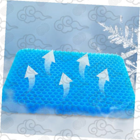 여름철 통풍 쿨매트 젤 소재 시원한 방석 의자 쿨링 패드 사무실 자동차 시트