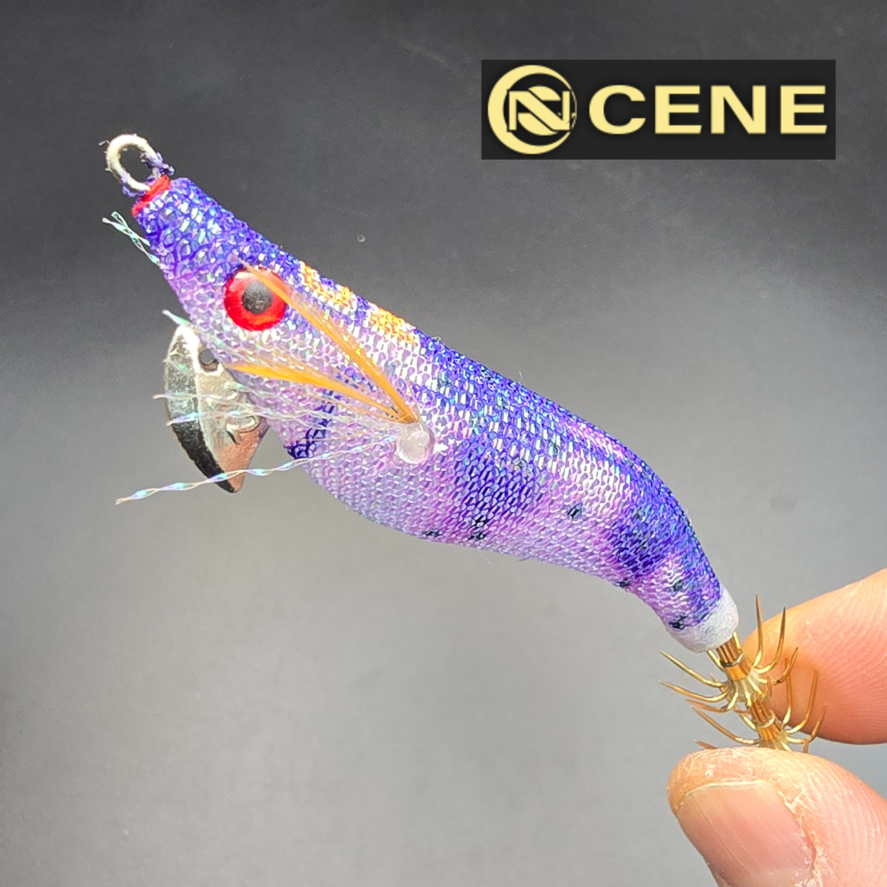 세네에기 이카 드롭퍼 쭈꾸미 갑오징어 낚시 드로퍼 한치 CENE 카포스 CE-046 꿀벌, 7cm 이미지 8