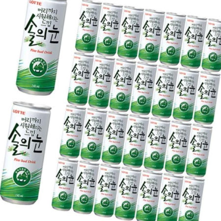 롯데칠성 라떼 롯데 솔의눈 30캔 240ml