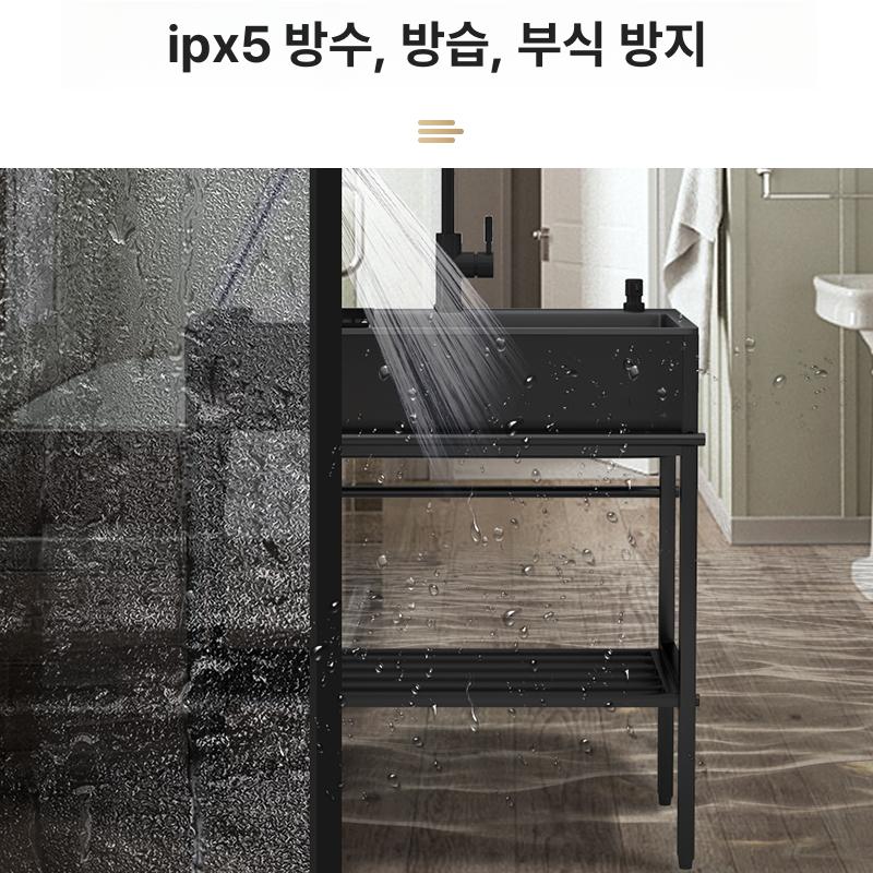 간이 싱글볼 개수대 탕비실 세탁실 싱크볼 세면대 원룸 싱글 5043 온수 냉수 수도꼭지 - 상세 이미지 3